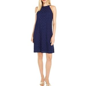 NWT Lilly Pulitzer Rayanne Lace Shift Dress L Pineapple Lace Halter Style